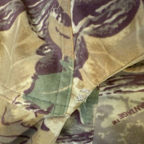 Vtg 10x Advantage Jacket Mens XL Brown Hunting Lined Camouflage Made in USA - Picture 11 of 14